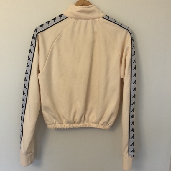 KAPPA Cream Half Zip Sweatshirt - Picture 3 of 9